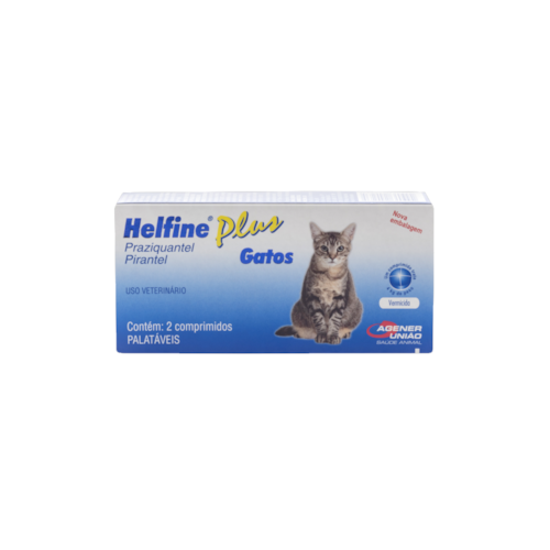  Vermífugo Helfine Plus para Gatos 