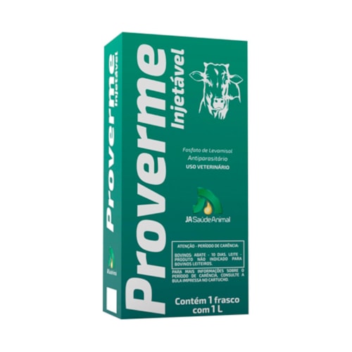 Vermífugo Injetável Proverme JA AGRO 1 Litro