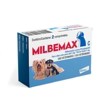 Vermífugo Milbemax para Cães até 5kg