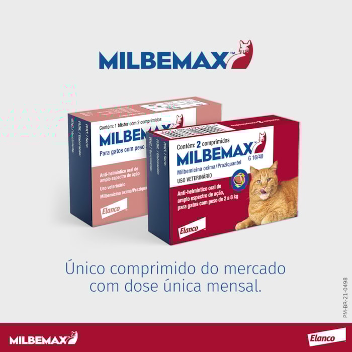 Vermífugo Milbemax para Gatos de Até 2,5kg - Main Image