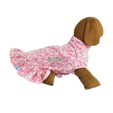 Vestido Soft Pickorruchos Rosa para Cães