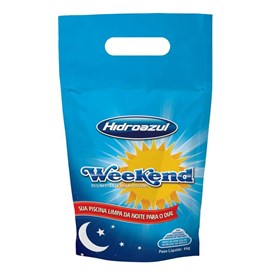 Weekend Cloro Desinfetante Para Piscinas 4kg - Hidroazul