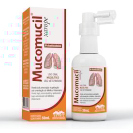 Xarope Mucomucil Vetnil para Cães e Gatos 50ml