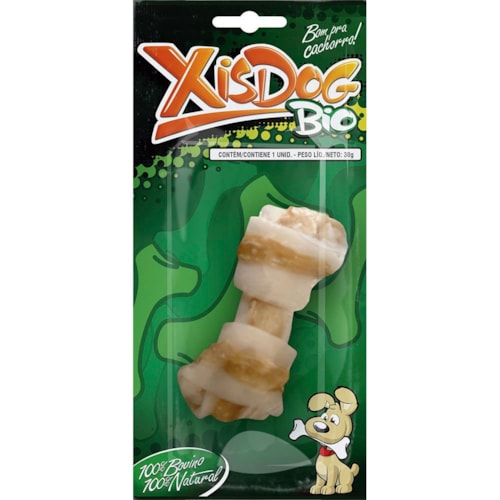 Xisdog Osso Bio Nó Duplo para Cães Tamanho M