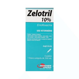 Zelotril 10% Enrofloxacina Injetável 500ml