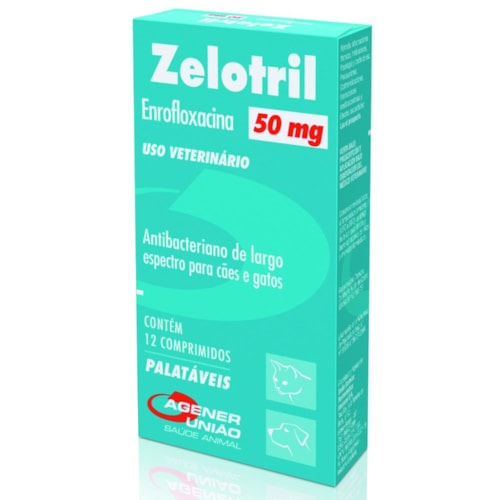Zelotril Agener União para Cães e Gatos 50mg 