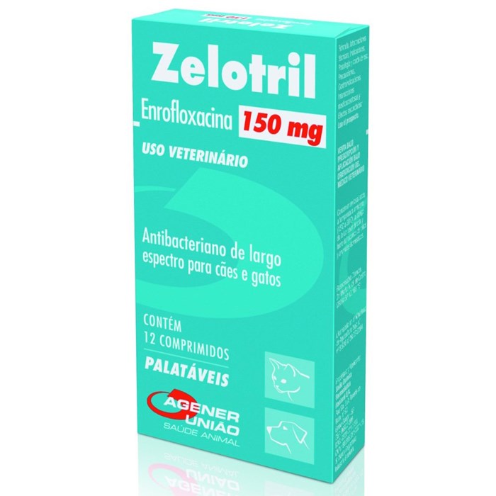Zelotril Antimicrobiano para Cães e Gatos 150mg