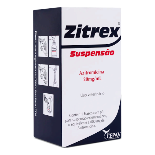 Zitrex Suspensão Antimicrobiano Cepav Azitromicina 20 mg/ml
