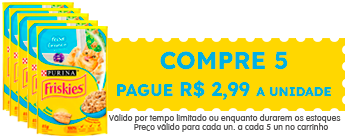 Compre 5 Pague R$ 2,99 a unidade