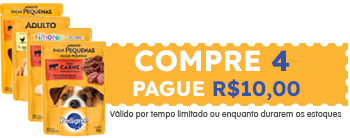 Compre 4 Pague R$ 10,00